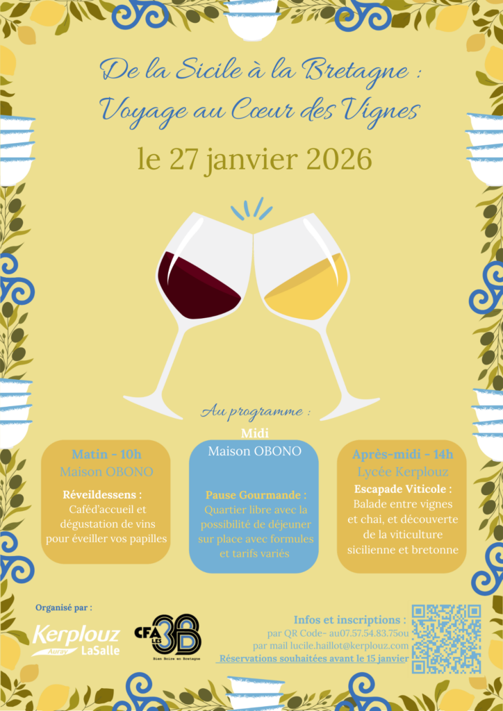 De la Sicile à la Bretagne - Mets et Vins